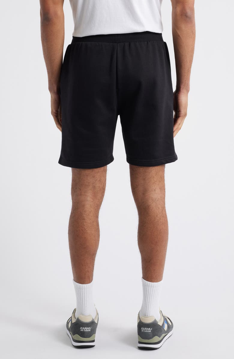 The North Face Box NSE Regular Fit French Terry Drawstring Shorts, Alternate, color, Tnf Black/ Tnf White