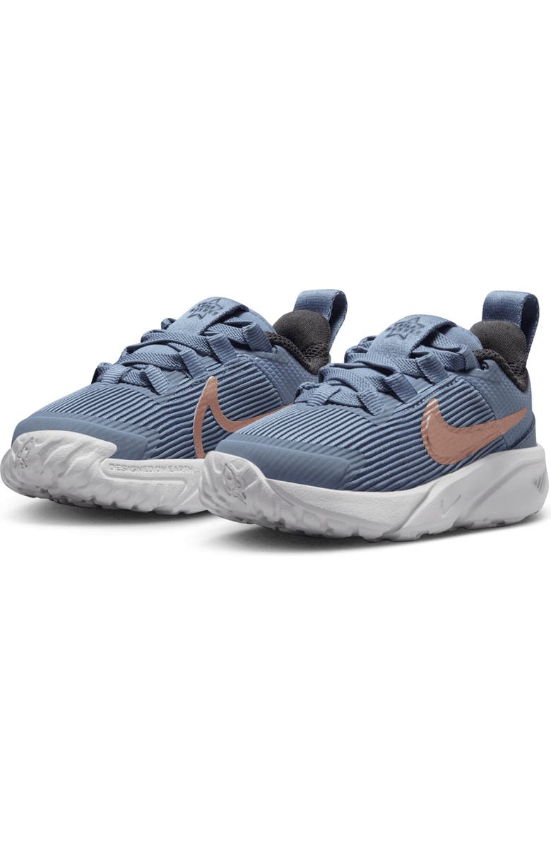 Nike Kids' Star Runner 4 Sneaker, Main, color, Ashen Slate/ Navy/ Red Bronze