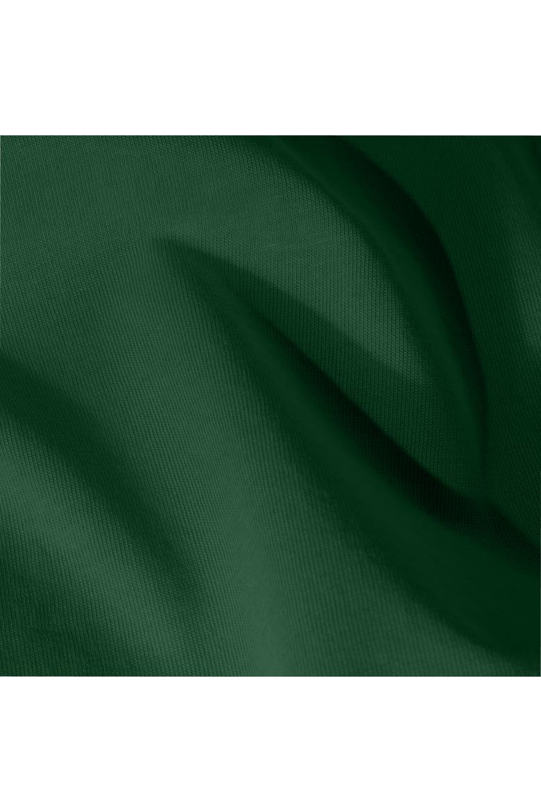 Organic Cotton Jersey Fitted Sheet, Alternate, color, Forest Green