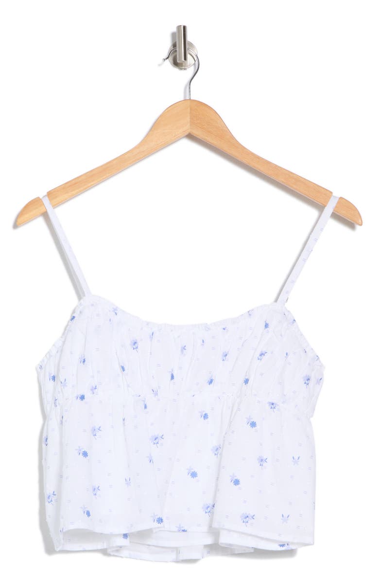 Abound Pretty Printed Cami, Alternate, color, White- Blue Pretty Floral