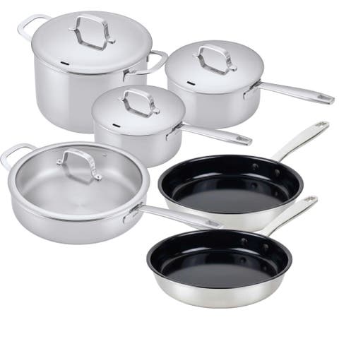 Maestro 10-Piece Hybrid Stainless Steel Cookware Set