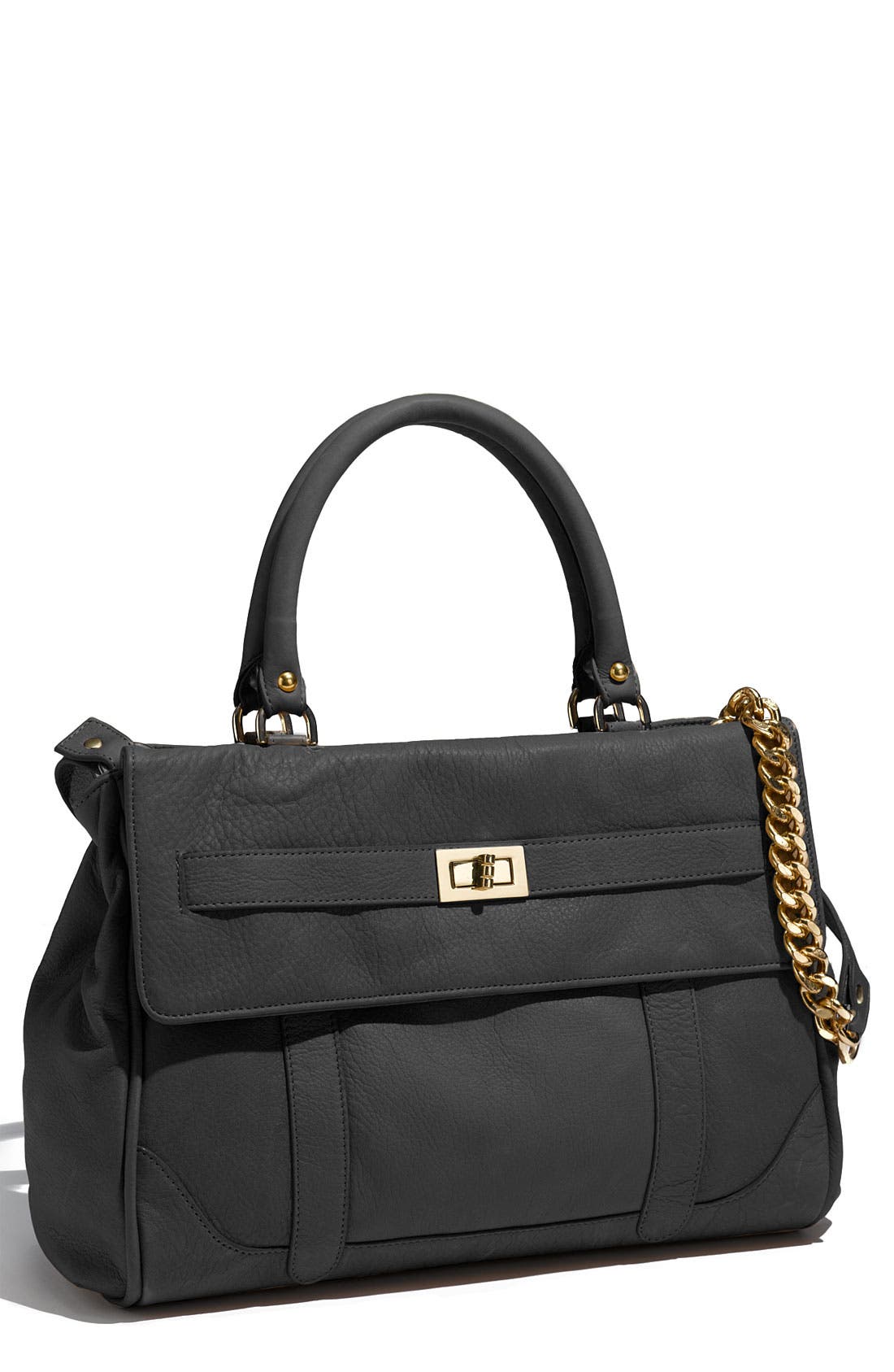 Roccatella 'Jane' Belted Leather Satchel, Main, color, 