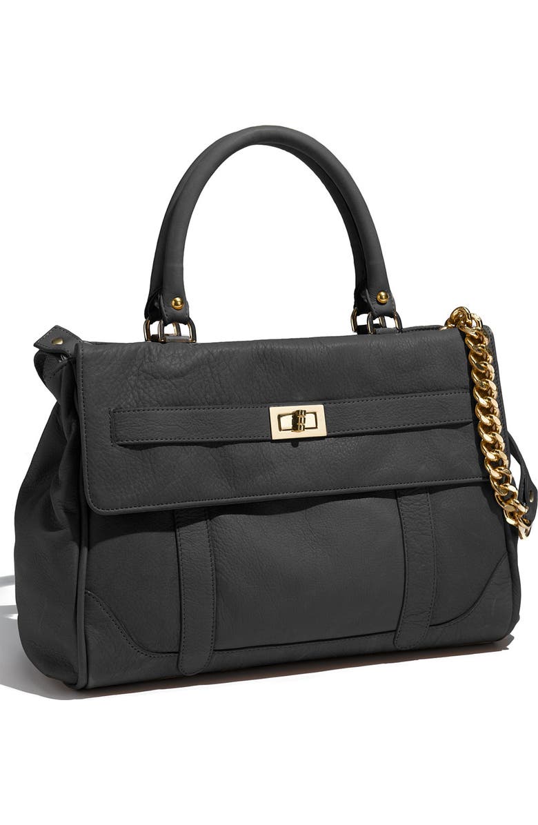 Roccatella 'Jane' Belted Leather Satchel, Main, color,