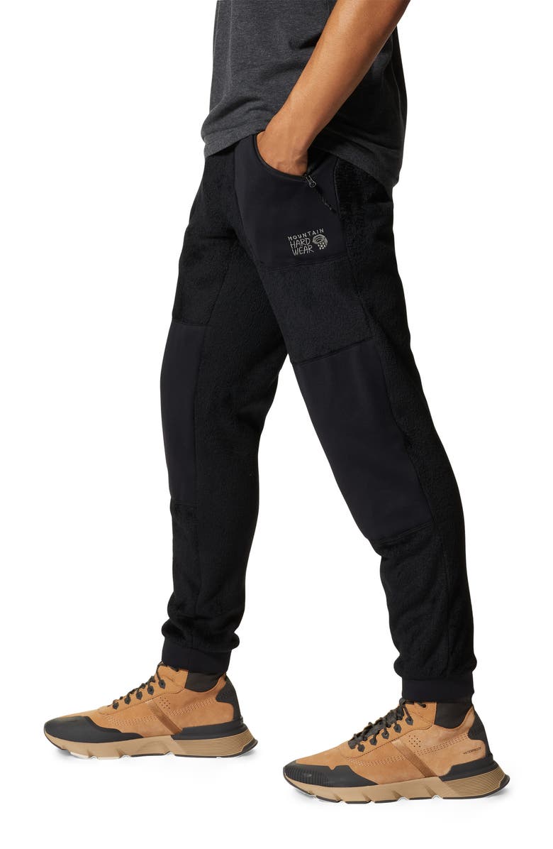 Mountain Hardwear Polartec<sup>®</sup> High Loft Fleece Pants, Alternate, color, Black