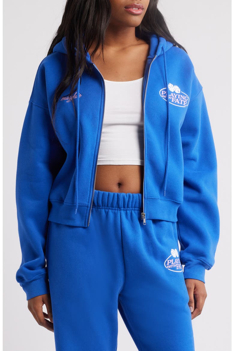 Playing with Fate Hoodie, Main, color, BLUE