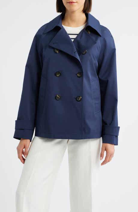 Michael Kors Short Double Breasted Raincoat