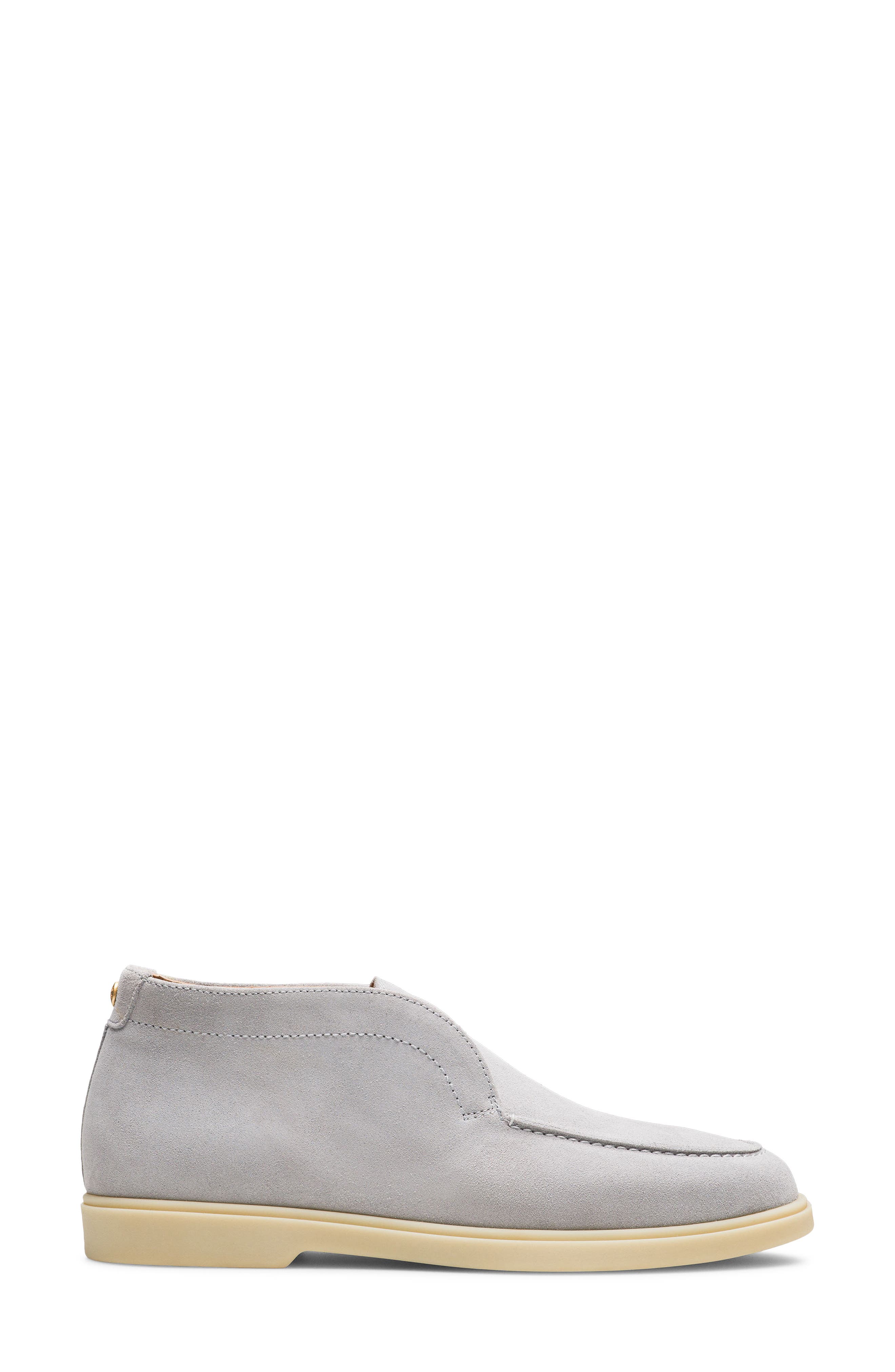 Magnanni Sophie Moc Toe Sneaker, Alternate, color, Metal Suede