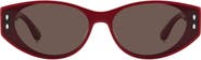 Isabel Marant 64mm Oversize Oval Sunglasses