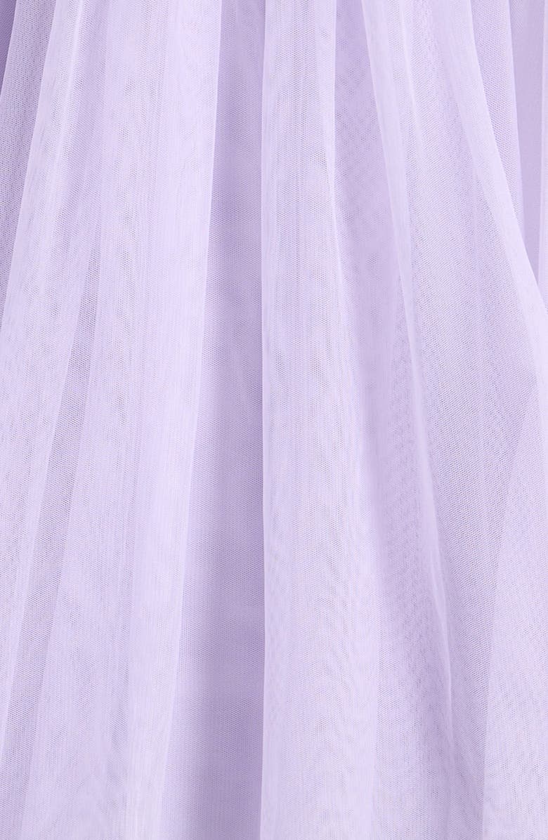 Nordstrom Kids' Tiered Mesh Dress, Alternate, color, Purple Petal