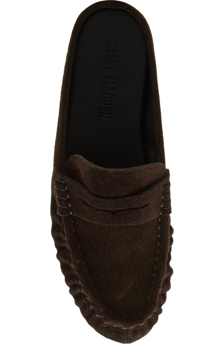 Steve Madden Rafe Loafer Mule, Alternate, color, Chocolate Suede