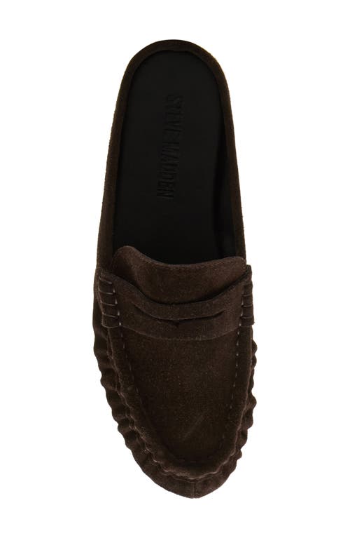 Steve Madden Rafe Loafer Mule In Brown