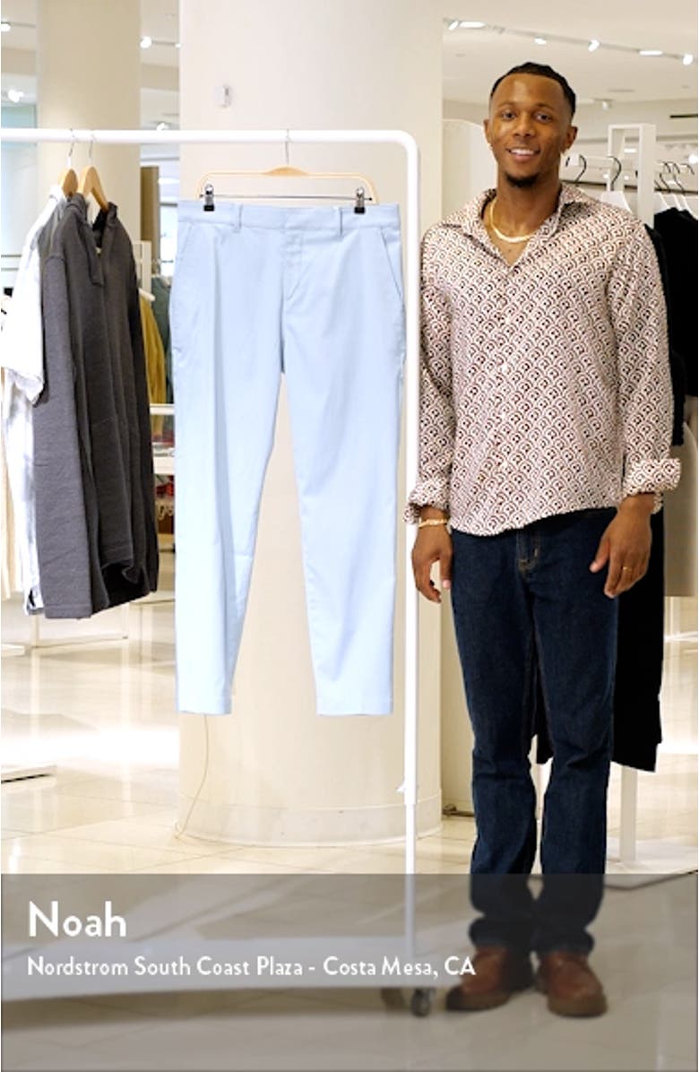 Slim Fit Stretch Cotton Blend Golf Chino Pants, sales video thumbnail