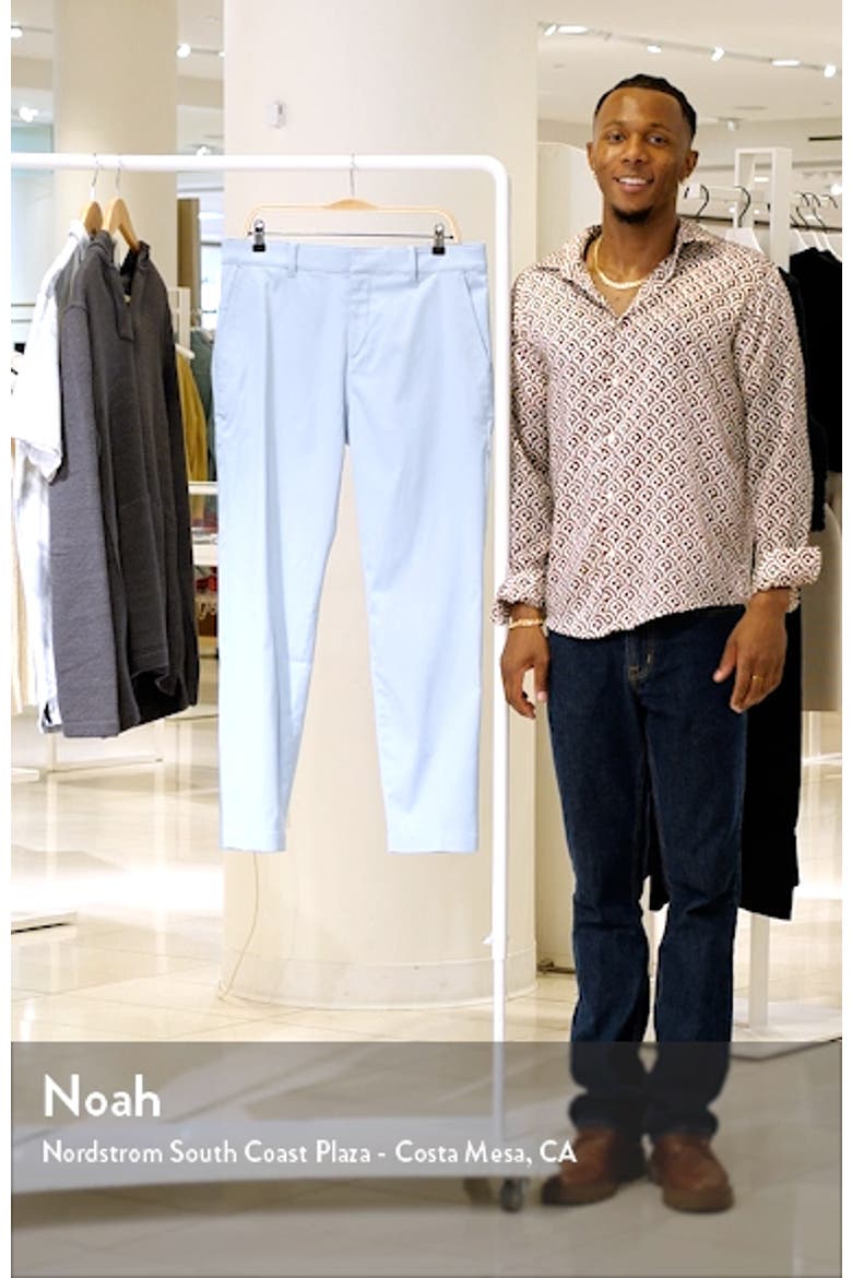 Slim Fit Stretch Cotton Blend Golf Chino Pants video