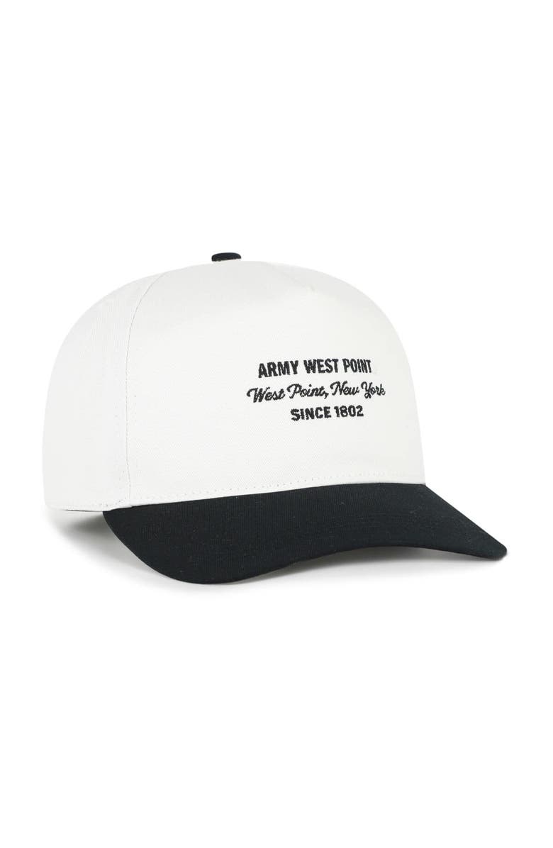'47 Men's '47 White Army Black Knights Contemporary Basics Two-Tone Hitch Adjustable Hat, Alternate, color, White