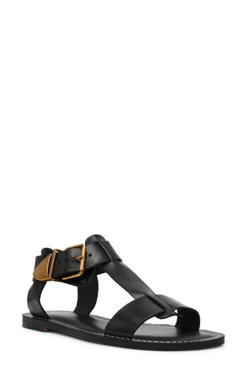 Women's Black Flat Sandals | Nordstrom