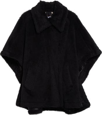 Max Mara Tebe Teddy Bear Cape | Nordstrom