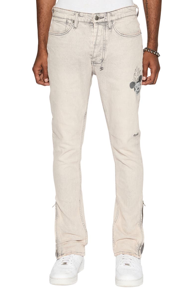 Ksubi Van Winkle Pluto Chamber Zip Hem Skinny Jeans, Main, color, 
