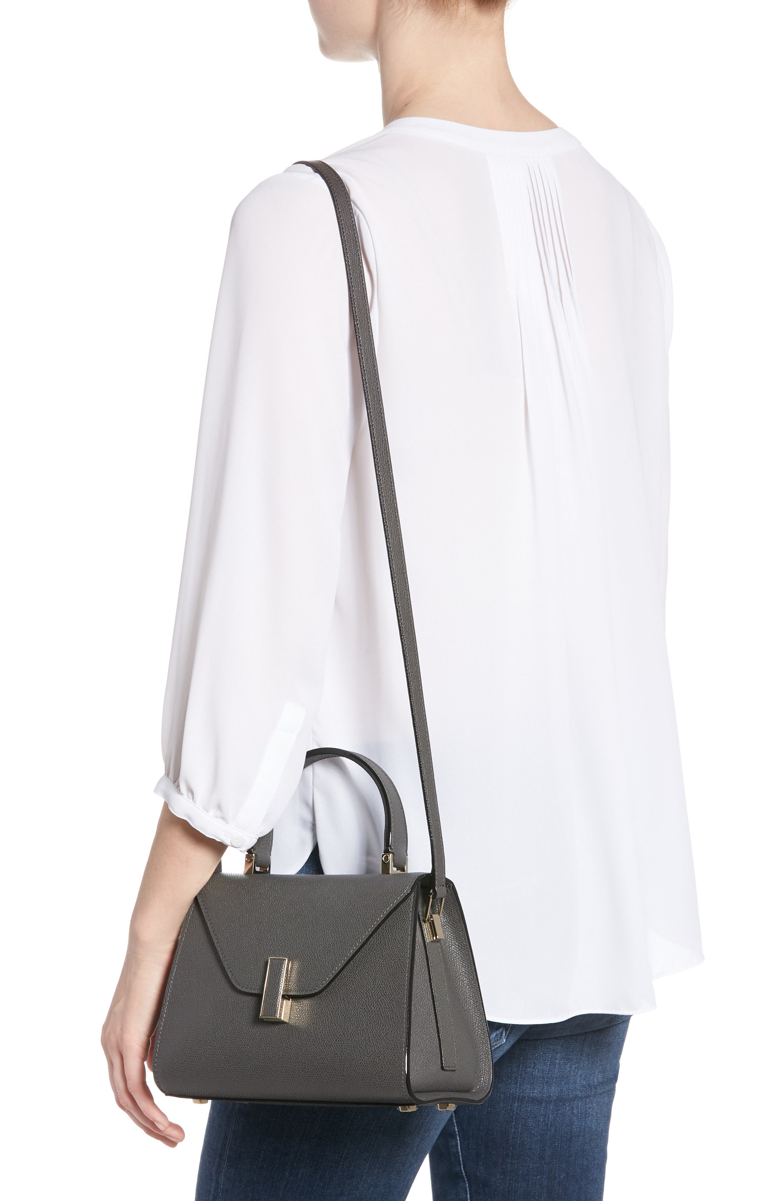 Iside Mini Top Handle Bag, Alternate, color, FUMO DI LONDRA