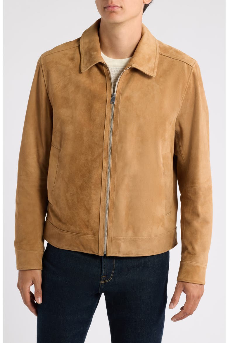 Malbano Leather Jacket, Alternate, color, MEDIUM BEIGE