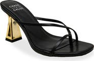 CHASE AND CHLOE Sculpted Strappy Toe Post Sandal