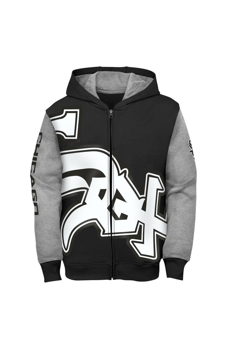 Outerstuff Toddler Black Chicago White Sox Postcard Full-Zip Hoodie, Alternate, color, Black