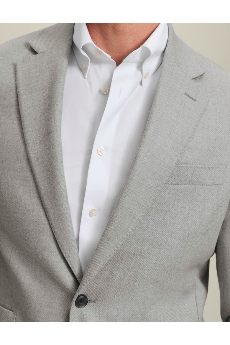 Wool Silk Jacket, Alternate, color, Silver Grey