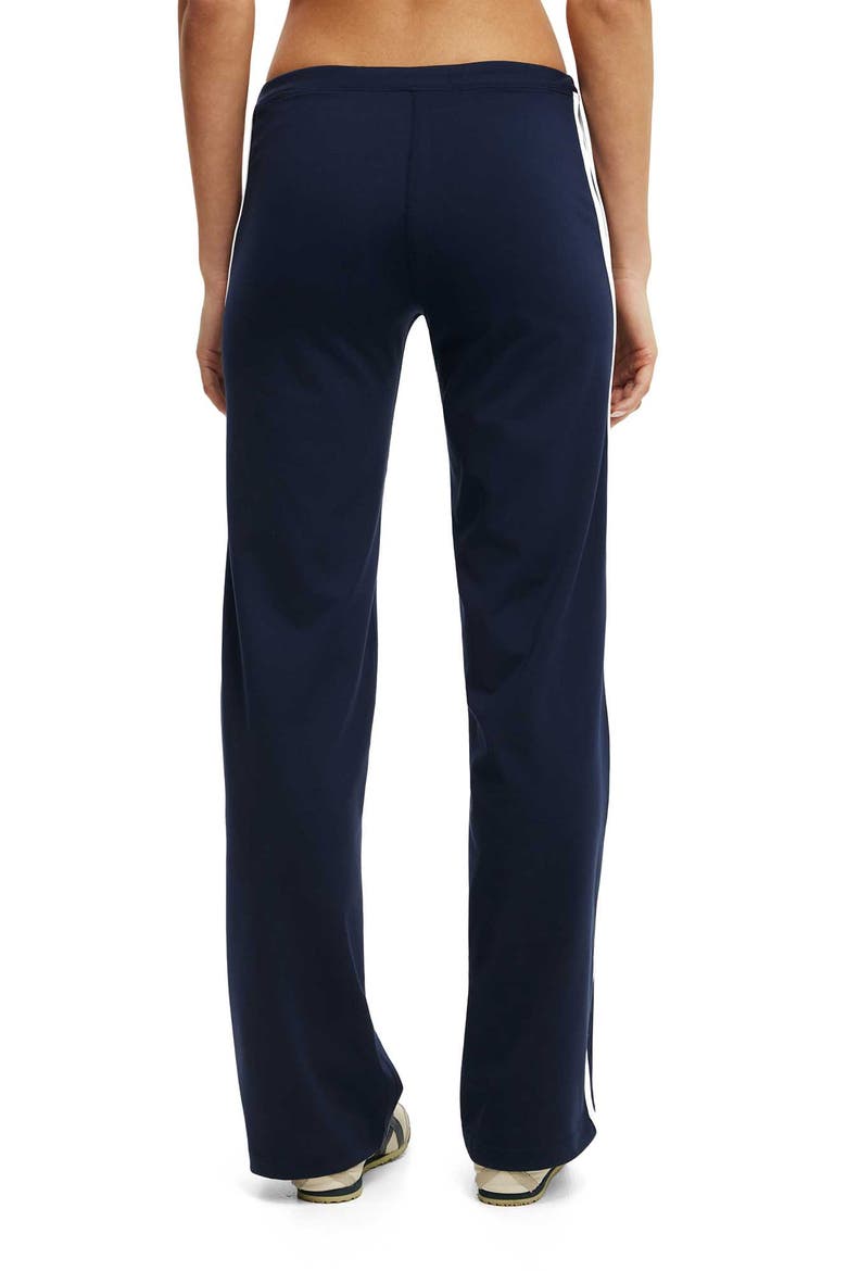 Women's Active Ultra Soft Low Rise Straight Leg Pant, Alternate, color, Prep Sport Navy White