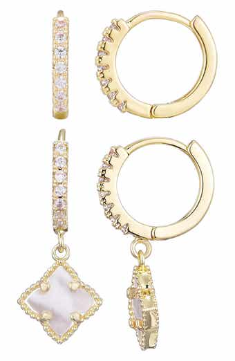 Adornia Set of 2 Hoop Earrings
