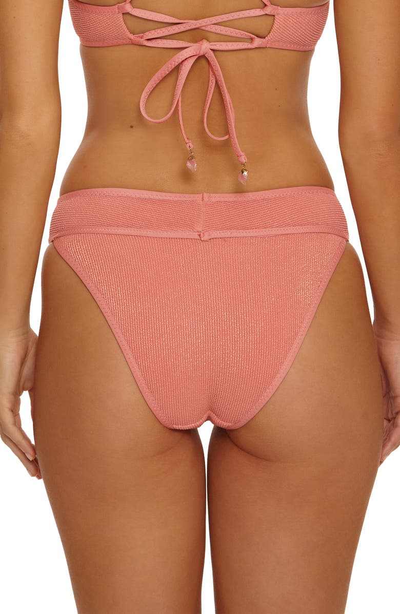 Isabella Rose Como Maui Bikini Bottoms, Alternate, color, Blush