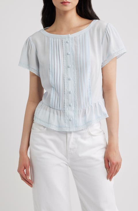 The Silk Coquette Top