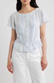 The Silk Coquette Top
