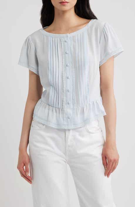 The Silk Coquette Top