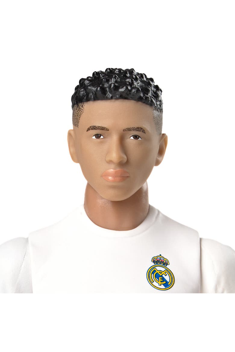 SOCKERS Real Madrid CF Jude Bellingham 8" Collectible Soccer Action Figure, Alternate, color, White