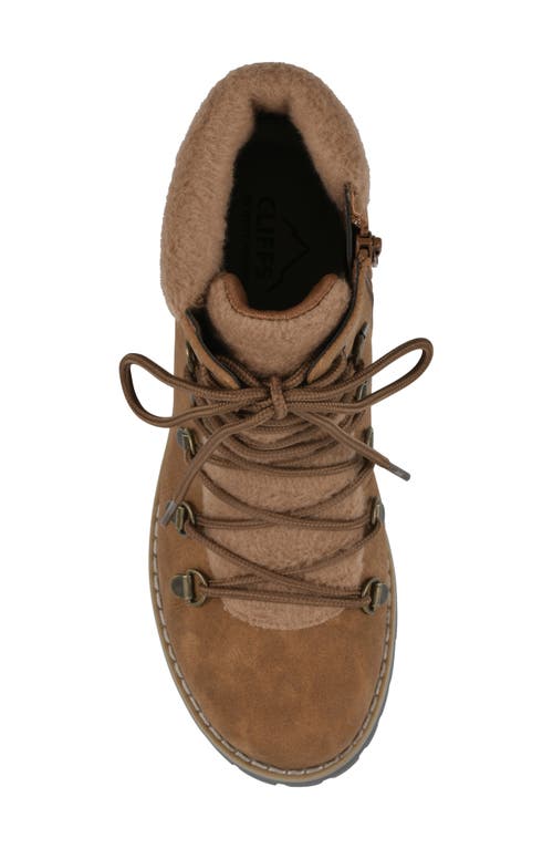 Cliffs By White Mountain Pioneer Faux Shearling Lined Lace-up Boot In Multi