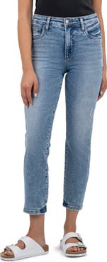 KUT from the Kloth Rachael High Waist Crop Mom Jeans