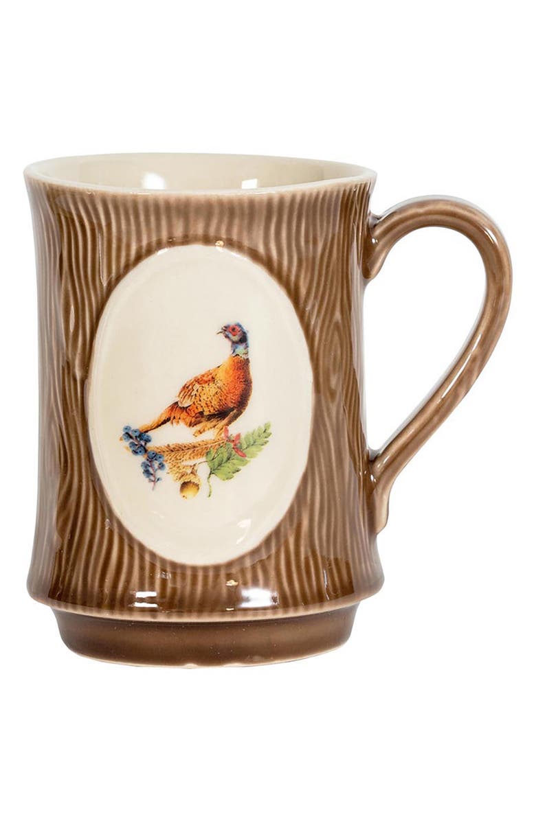 Juliska Forest Walk Set of 4 Animal Mugs, Alternate, color, Walnut/ Cafe Au Lait