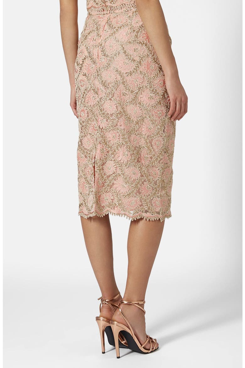 Lace Midi Skirt (Limited Edition), Alternate, color, PINK
