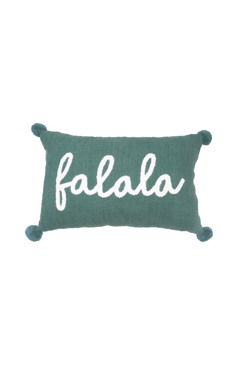 carol & frank A Christmas Holiday Tufted Solid Pillow Collection, Main, color, Green