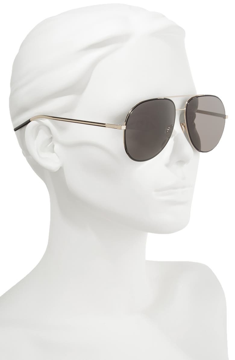 DIOR Astrals 59mm Aviator Sunglasses, Alternate, color,