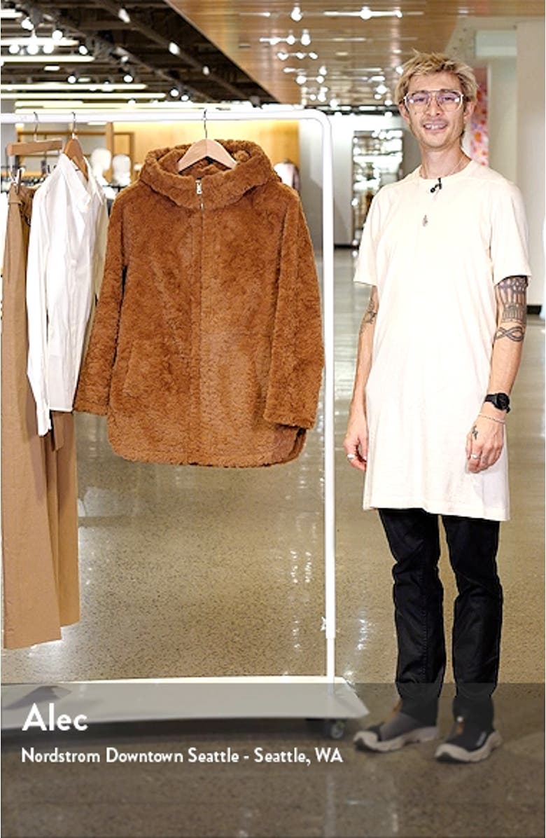 Textured Faux Fur Jacket, sales video thumbnail