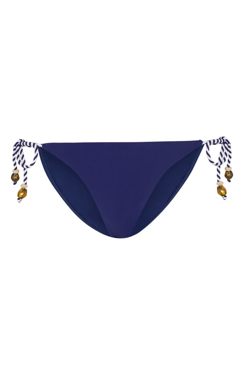 Milly Two-Tone Rope Bikini Bottoms, Alternate, color, Navy Multi