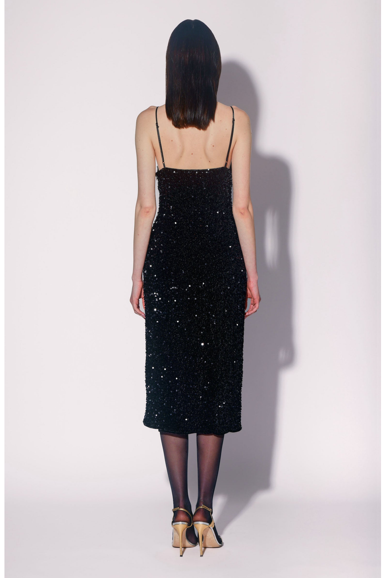 Jamie Dress, Alternate, color, Black Sequin