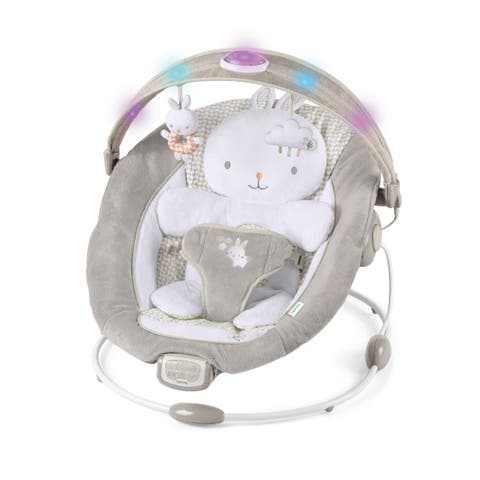 InLighten Baby Bouncer Seat with Light Up Toy Bar