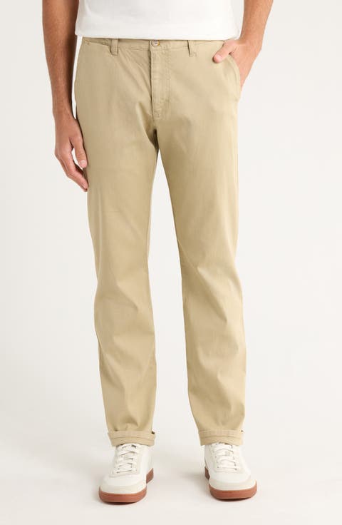 Straight Leg Flat Front Pants