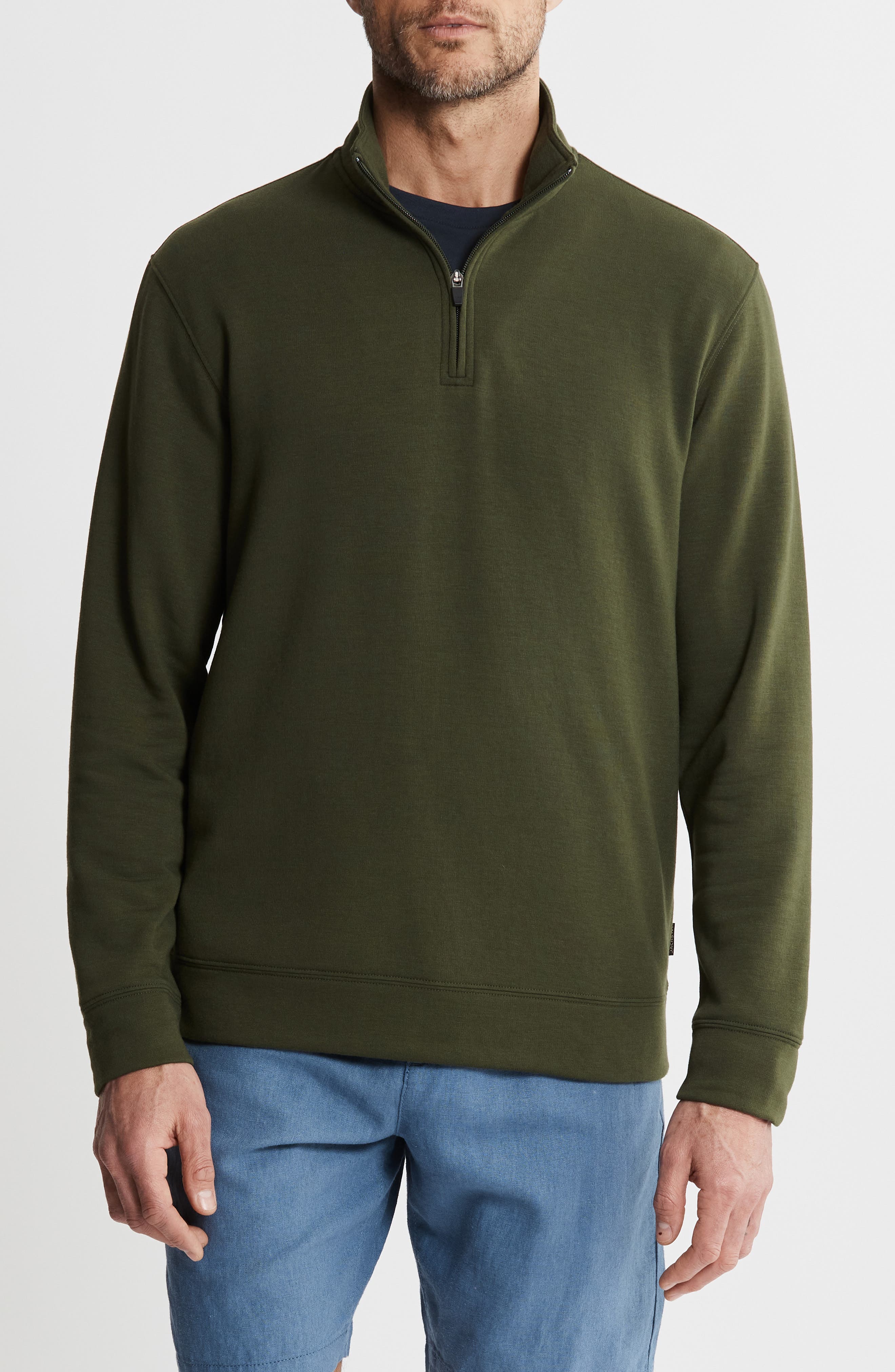 JACHS Tribeca Soft Touch Quarter Zip Pullover