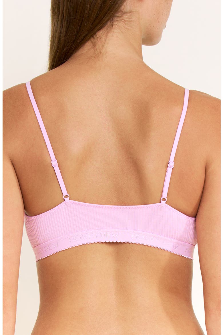 Emma Rib Bralette, Alternate, color, HIBISCUS HAZE