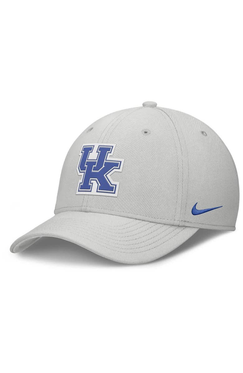 Nike Men's Nike  Gray Kentucky Wildcats Rise Practice Performance Adjustable Hat, Alternate, color, 