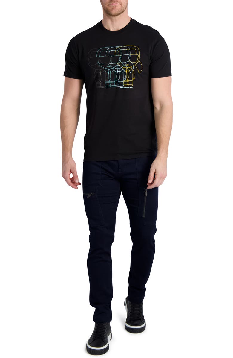KARL LAGERFELD PARIS Graphic Tee, Alternate, color, 