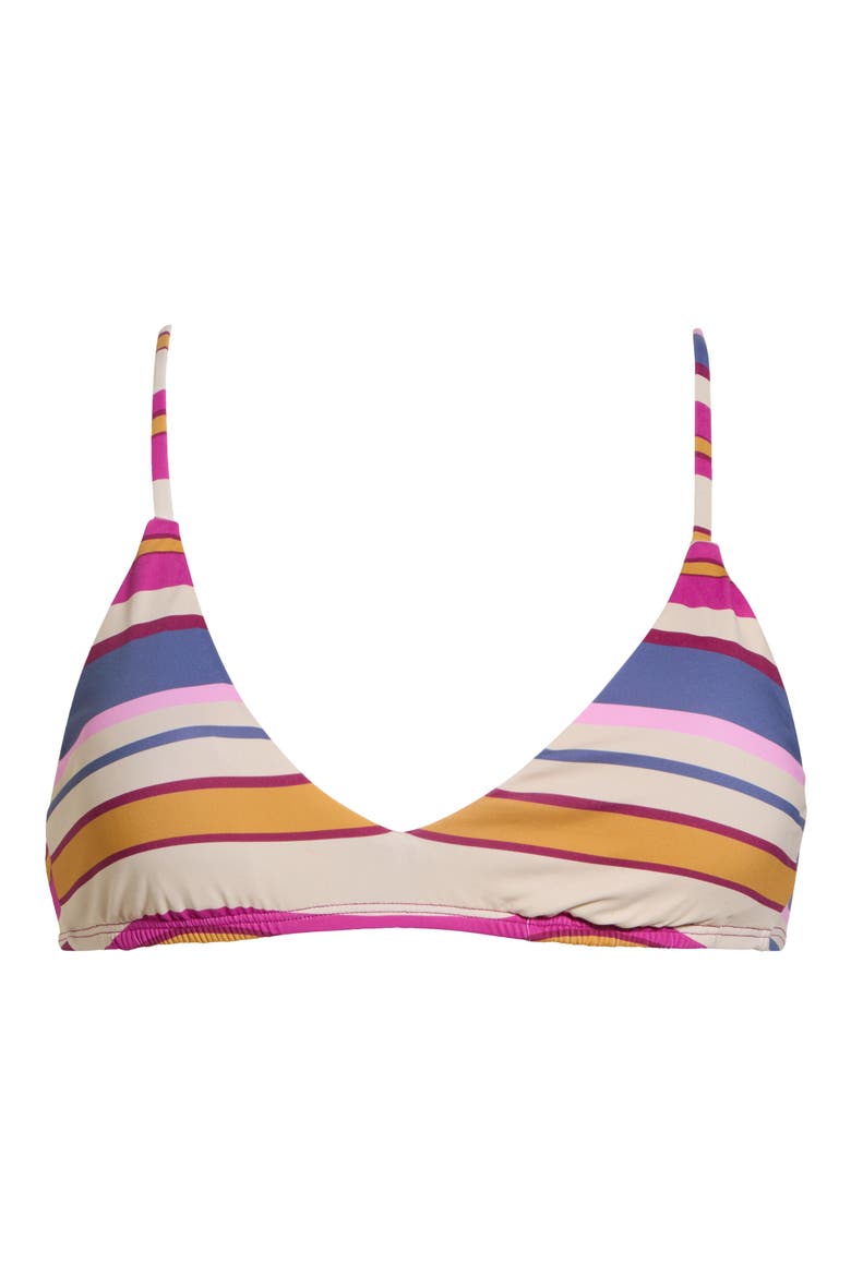 Sunset Swells Triangle Swim Bralette, Alternate, color, BERRY MULTI