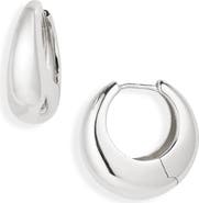 NORDSTROM RACK Demi-Fine Bold Huggie Hoop Earrings